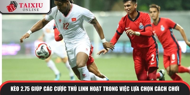 tai xiu bong da euro 2 1096 Kèo 2.75 giúp các cược thủ linh hoạt trong việc lựa chọn cách chơi